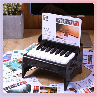 ✅2025 New Playable Piano Desk Calendar Jay Creative Calendar Mini Ornaments Desktop Weekly Calendar Set