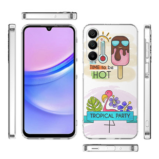 Для Samsung Galaxy A16 1,5 мм прозрачный стиль моды индивидуальность анти-падение нарисованный рисунок чехол для телефона