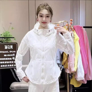 Sun-protective Clothing Women's Summer New Style Thin Jacket Fashionable All-match Outdoor Sports Skin Clothing Yoga Clothing Coat Trendy