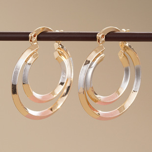 Cao Shi Europe and the United States cross-border temu hot multi-color earrings ladies middle east light luxury style factory direct super explosive