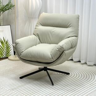 Lazy Rotating Small Sofa Chair Single Minimalist Light Luxury Reclining Sitting Rotatable Living Room Balcony Leisure Chair