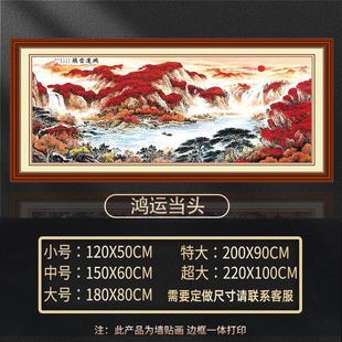 Cornucopia European Landscape Landscape Decorative Painting Living Room Sofa Background Wall Hanging Painting American Oil Painting Study Mural