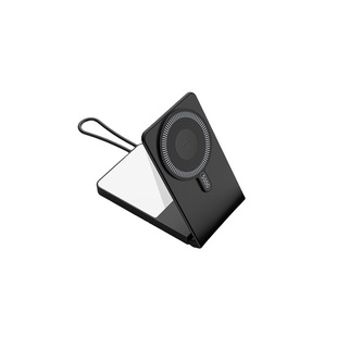 Three-in-one mobile phone watch 15w fast charging wireless charging treasure with cable bracket compact portable 5000 mA