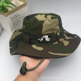 in stock Outdoor Fisherman Hat Trendy Brand Hip Hop Cowboy Hat Mountain Climbing Fishing Sun Hat Jungle Sunscreen Hat