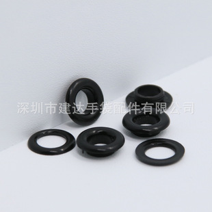 Plastic hand press corns PE air eye buckle inner hole 5 outer diameter 10 clothing accessories non-perforated corns