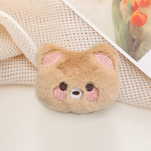 Cartoon animal plush mobile phone airbag bracket mobile phone lazy person air cushion support frame adhesive mobile phone case ring buckle