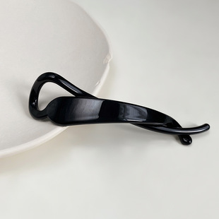 Creative Korean Style New Frosted Large Banana Clip Hair Clip Back Head Disc Hair Clip Women's Elegant Hair Clip Hair Clip
