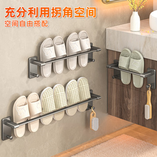 Factory Supply Bathroom Slipper Rack Punch-Free Toilet Toilet Wall-Mounted Storage Rack Door Storage Rack