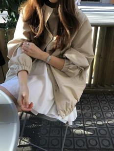 Sheng C ounce South Korea Dongdaemun Purchase Same 2025 Spring Casual Solid Color Joker Hooded Jacket