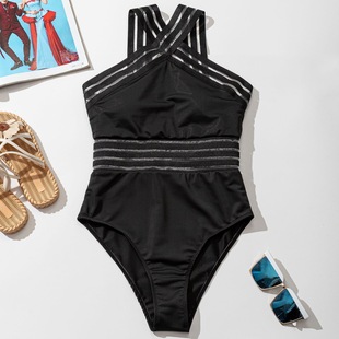 Cross-border foreign trade new swimsuit Women's European and American sexy bikini one-piece swimsuit factory in stock wholesale