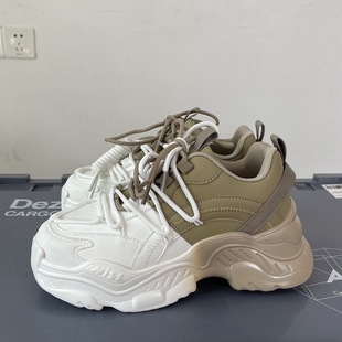 Increased Torre Shoes All-match Men's Shoes Ins Trendy Brand New 2024 Thick-soled Couple Sports Casual Shoes Mesh Breathable
