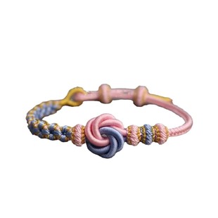 Mandala knot spring and summer peach blossom bracelet for wholesale
