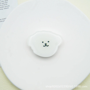 Korean ins Cute Cartoon Peach Fruit Dog Glue Air Bag Holder Lazy Desktop Foldableing Telescopic Mobile Phone Holder
