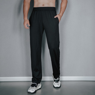 Spring and Autumn New Men's Sports Leisure Running Gym Training Solid Color High Elastic Quick-drying Simple Pants Sweatpants