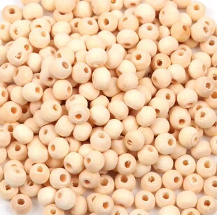 Spot wholesale wooden beads 6-40mm handmade beaded logs loose beads lotus round beads diy lotus jewelry accessories