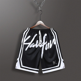 KT sports shorts men's and women's Lakers James Owen Wade embroidered basketball pants trendy breathable training pants