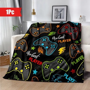 Cross-border Flannel Blanket Custom Size Class A Four Seasons Gift Portable Air Conditioning Cover Blanket fleece-lined Thickened Blanket