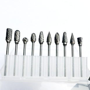 Cemented carbide metal 2.35mm handle double-edged 6mm set electric grinding head tungsten steel factory direct inventory
