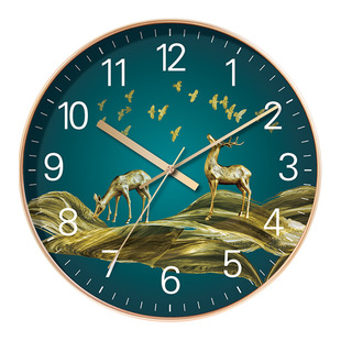 2023 new fashion all-match wall clock mute clock hall living room bedroom universal quartz clock wall-mounted clock