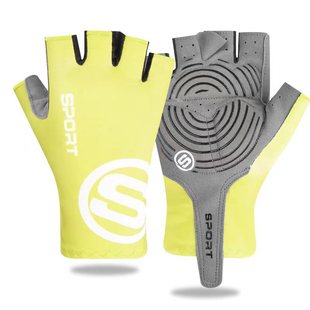 Fitness gloves men's and women's equipment training yoga non-slip breathable outdoor sunscreen sports half finger riding gloves wholesale