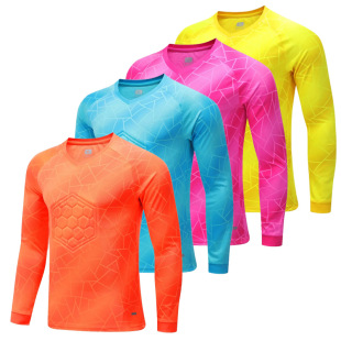 New Soccer Goalkeeper Clothing Long Sleeve suit Printing Sports Training Competition Longmen Clothing Jacket Adult Door Clothing