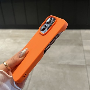 Макарон кожа чувство премиум-класса iphone15pro чехол для телефона 13 простой полупакет 14 яблоко 12Max анти-падение