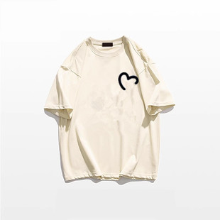 Pink T-shirt Women's Short-sleeved Cotton 2025 Summer New European Loose plus size Half-sleeved Mid-length T-shirt Top