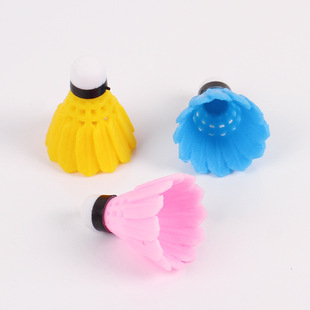 Pvc Artificial Mini Badminton Keychain Pendant DIY Handmade Jewelry Earrings Accessories Export Badminton Toys