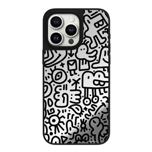 Высококачественный черный край эскиз Apple 16 чехол для iphone 15ProMax 14 13 12
