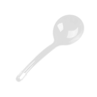 Disposable large soup spoon plastic high temperature resistant hot pot spoon take-out packaging colander pickled cabbage fish independent packaging large male spoon