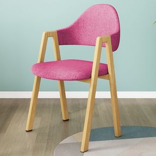 Simple Nordic Light Luxury Style Milk Tea Shop Chair Leisure Backrest Home Negotiation Chair Snack Bar Home Dining Chair