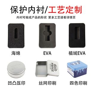 Factory Spot Round Tinplate Box Tea Cans Watch Bag Decorations Packaging Packaging Iron Box