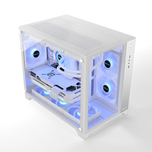 Hangjia S960 метель X Sea View комната компьютер E-ATX корпус настольный хост matx черный/белый корпус