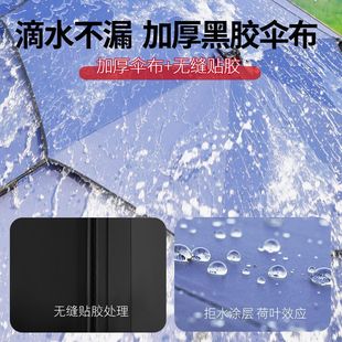 Woding New Fishing Umbrella Sunshade Umbrella Fish Umbrella Universal Anti-rainstorm Thickened Sunscreen Stainless Steel Large Fishing Umbrella Yukang