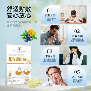 Academy of Chinese Medical Sciences Anthocyanin Eye Patch to Relieve Eye Fatigue Batch of Students Myopia Cassia Cold Application Eye Patch