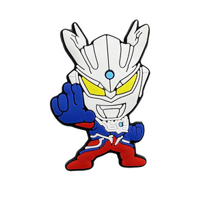 Ultraman Shoe Flower Animation Opening Accessories Wholesale Shoe Buckle Croc Shoe Accessories Pvc Jewelry DIY Shoe Accessories Cross-Border
