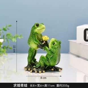 Zibo Glass Yoga Net Red Frog Resin Crafts Ornaments Home Decorations Funny Gift Scenic Spot Wholesale