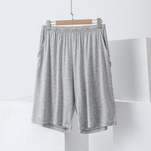 Modal Men's plus size Loose Shorts Thin Breathable Sports Pocket Pants Fashion All-match Casual Pants