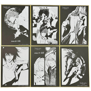 Gold Edge Craft Death Note Flash Card Customization Small Batch Animation Card Factory Printing Customization