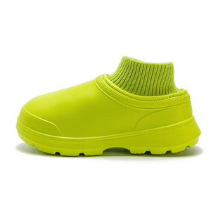 Cross-border couple EVA cotton shoes chef shoes 2024 winter new nurse shoes women's fleece-lined warm cotton boots men