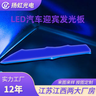 Factory Direct Supply Car Welcome Luminous Panel led Double Multi-color Fantasy Car Door Atmosphere Light Car Welcome Luminous Panel