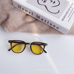 20099-1 internet celebrity style personalized children's simple sunglasses Western style male and female baby concave sun-proof sunglasses