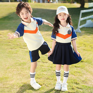School Uniform Kindergarten Garden Uniform Primary School Students' suit Spring and Summer Clothes Class Uniform Outdoor First Grade Three-piece Children's Sports Style