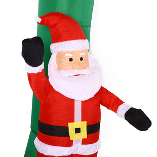 Cross-border Christmas scene decorations venue layout props inflatable Christmas arches Santa Claus snowman