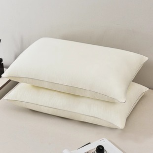 Wholesale Pure Cotton Star Hotel Pillows, a Pair of Neck Protection Dormitory Home Manufacturers Wholesale Low Pillow Pillow Core Bedding