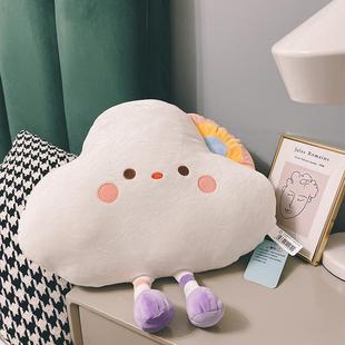 ins Star Clouds Pillow Soft Plush Toy Doll Bed Sleeping Red Apple Pillow Toast Doll