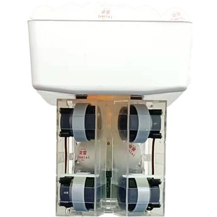 Thunder Double-head Four-wheel Charging Portable Table Tennis Serving Machine Professional Double-mouth Serving Machine for Household High School Entrance Examination Season Village