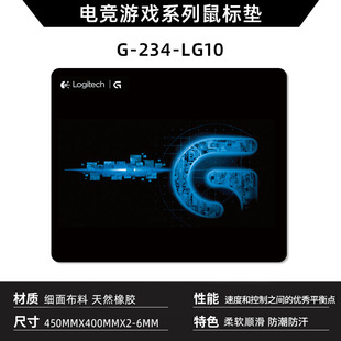 Logitech Mouse Pad Small Table Pad Square Thickened 7mm Special Fine Face for Electronic Competition Computer Games