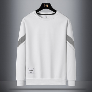Spring and Autumn Leisure Sports Crewneck Sweatshirt suit Middle-aged and Young Men's Outdoor Running Sportswear Two-piece Fashionable