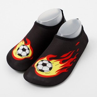 Cross-border New Children's Beach Shoes Cartoon Soft Bottom Non-slip Printed Outdoor Wading Shoes Indoor Socks Shoe Cover